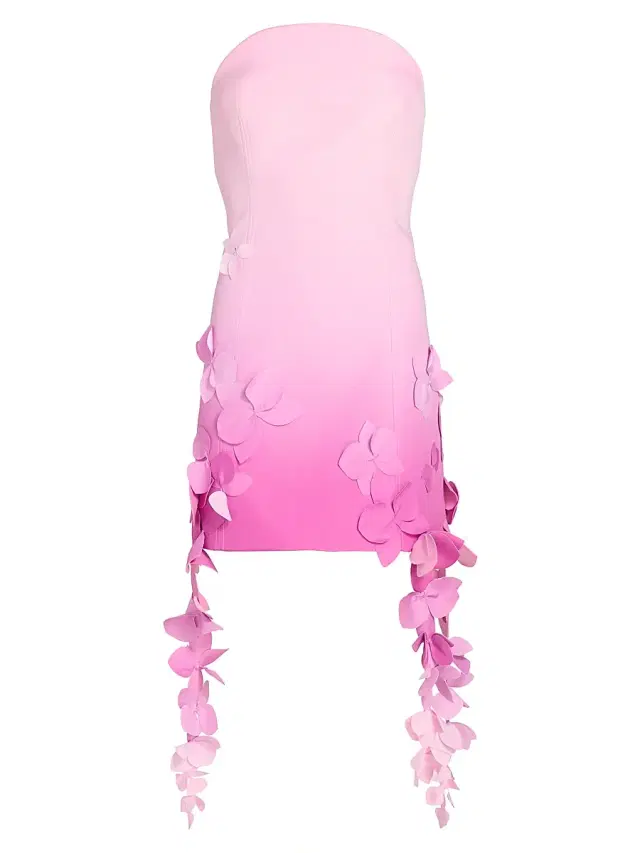Women's Forever Young Sandia Ombré Strapless Minidress - Taffy Ombre