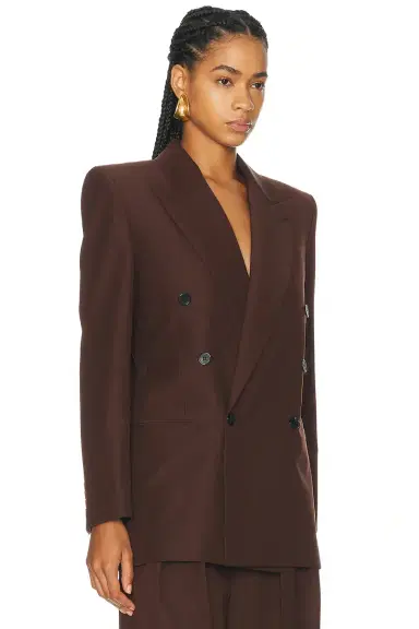 Saint Laurent Double Breasted Blazer | Thumbnail 2
