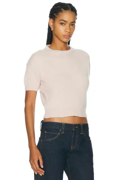 Khaite Golden Cashmere Sweater | Thumbnail 2 Khaite Golden Cashmere Sweater | Thumbnail 2
