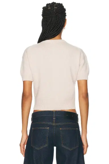 Khaite Golden Cashmere Sweater | Thumbnail 3 Khaite Golden Cashmere Sweater | Thumbnail 3