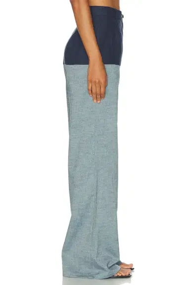 MATTHEW BRUCH High Waist Combo Wide Leg | Thumbnail 3