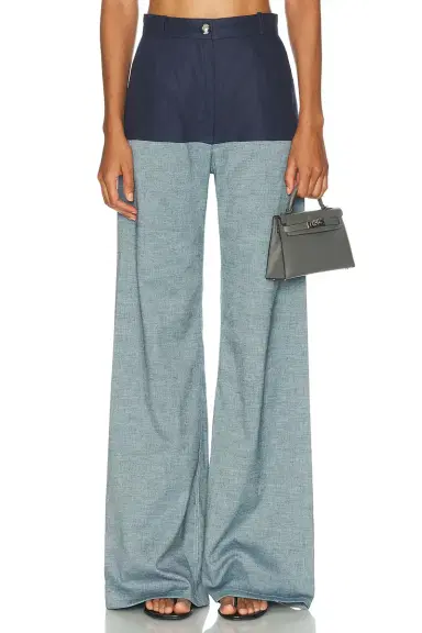 MATTHEW BRUCH High Waist Combo Wide Leg | Thumbnail 1