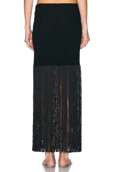 Alaïa ALAΪA Fringed Tube Skirt | Thumbnail 4