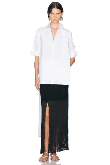 Alaïa ALAΪA Fringed Tube Skirt | Thumbnail 5