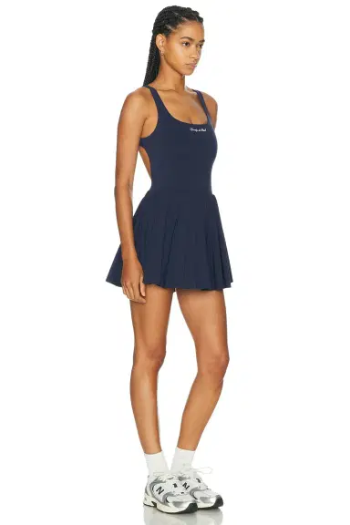 Sporty & Rich Signature Logo Court Dress | Thumbnail 2 Sporty & Rich Signature Logo Court Dress | Thumbnail 2