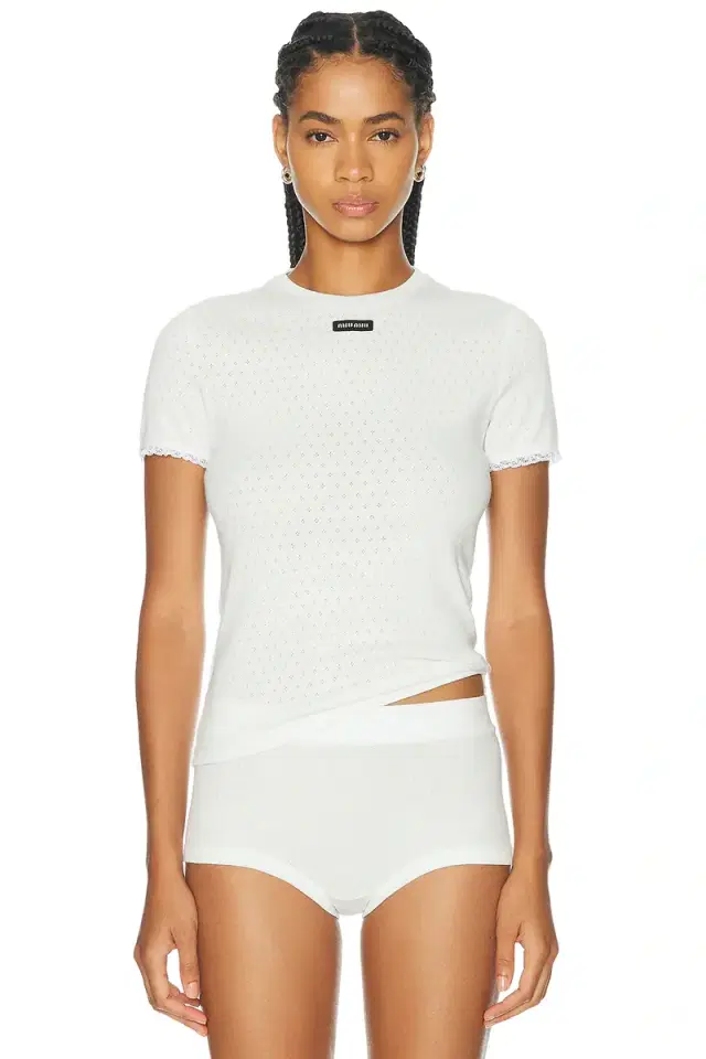 Miu Miu Pointelle Top