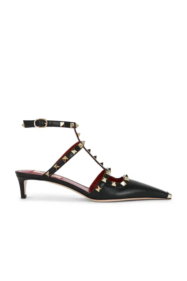 Valentino Garavani Rockstud Ankle Strap Pump