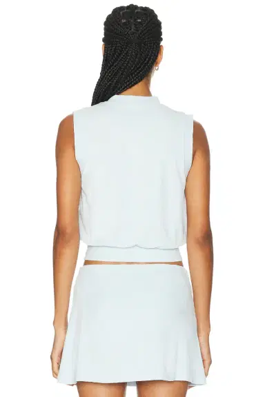 Sporty & Rich Signature Logo Terry Sweater Vest | Thumbnail 3