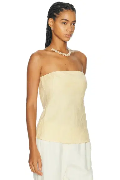 DONNI. The Linen Tube Top | Thumbnail 2