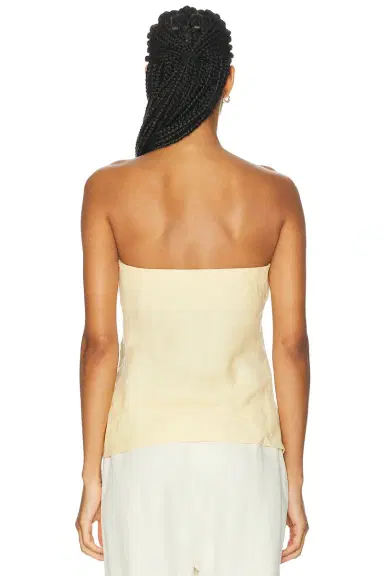 DONNI. The Linen Tube Top | Thumbnail 3
