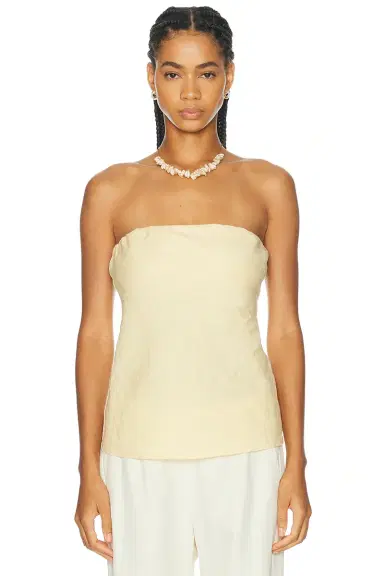 DONNI. The Linen Tube Top | Thumbnail 1