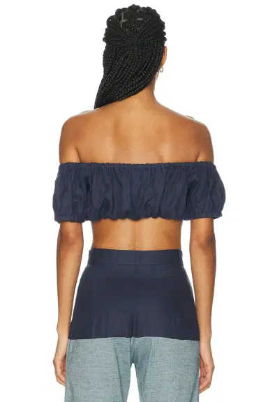 MATTHEW BRUCH Bubble Crop Top | Thumbnail 3
