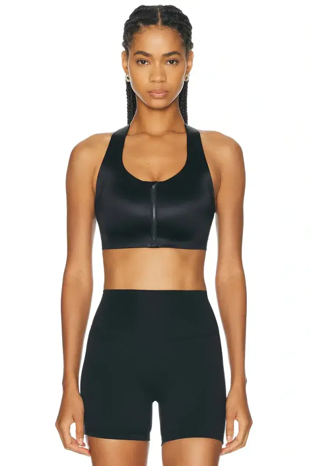 NikeSKIMS Shine Racerback Zip Front Bra