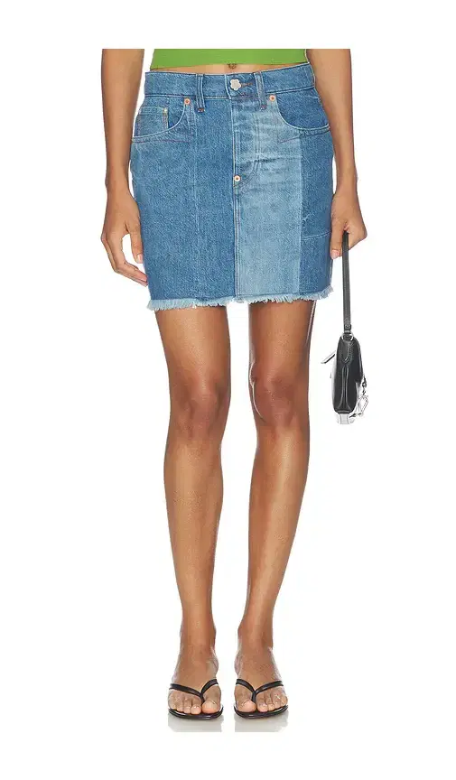 Kenzo Patchwork Short Skirt