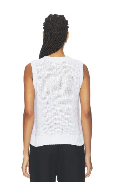 perfectwhitetee Peggy Cotton Sweater Tank Top | Thumbnail 3