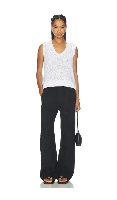 perfectwhitetee Peggy Cotton Sweater Tank Top | Thumbnail 4