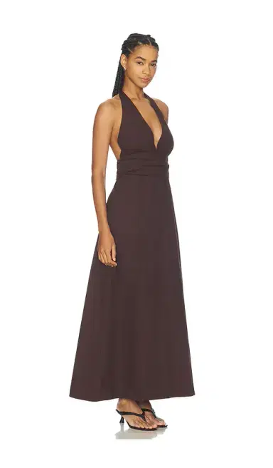 Juillet Dolly Halter Maxi Dress | Thumbnail 2