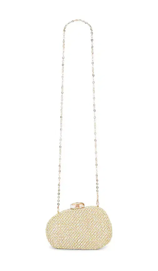 Dolce Vita Dionne Raffia Box Clutch