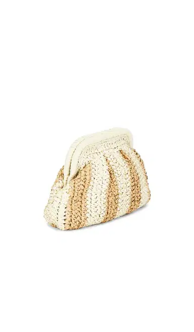 Dolce Vita Hydra Framed Raffia Clutch | Thumbnail 4 Dolce Vita Hydra Framed Raffia Clutch | Thumbnail 4