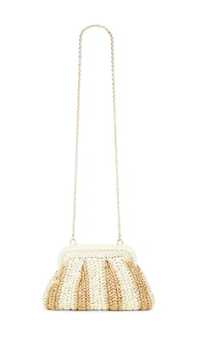 Dolce Vita Hydra Framed Raffia Clutch | Thumbnail 1 Dolce Vita Hydra Framed Raffia Clutch | Thumbnail 1