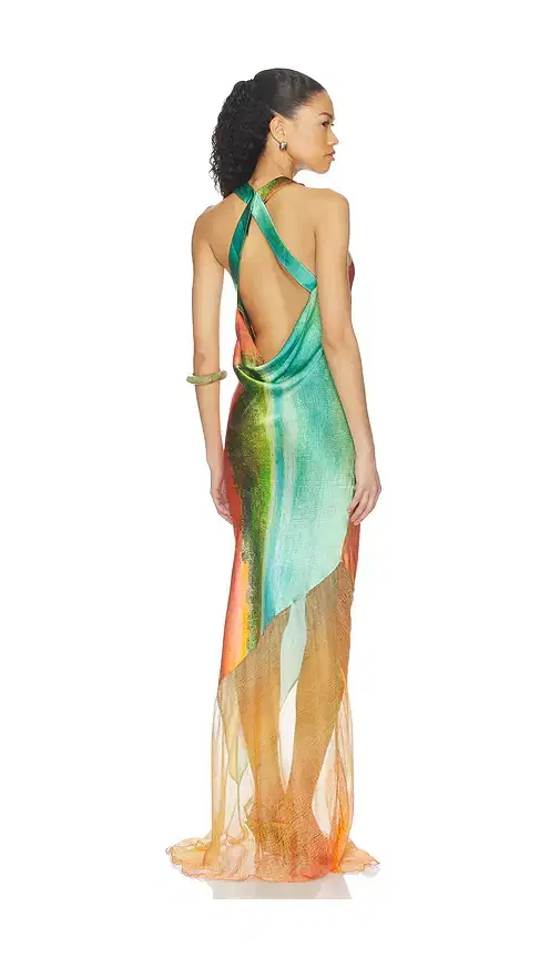 Formentera Silk Long Dress