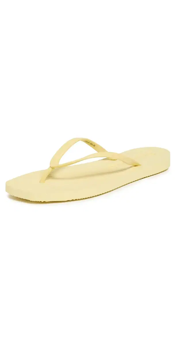 SLEEPERS Tapered Flip Flops Mellow Yellow