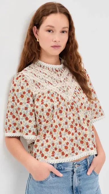 Sea Viera Print Blouse ulti | Thumbnail 2