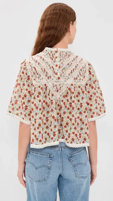 Sea Viera Print Blouse ulti | Thumbnail 3