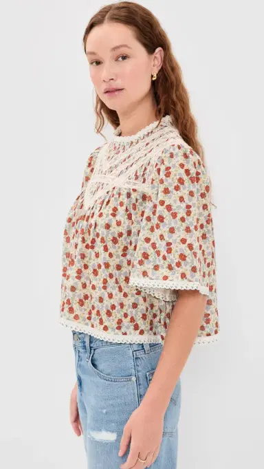 Sea Viera Print Blouse ulti | Thumbnail 4