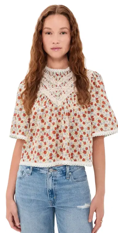 Sea Viera Print Blouse ulti | Thumbnail 1