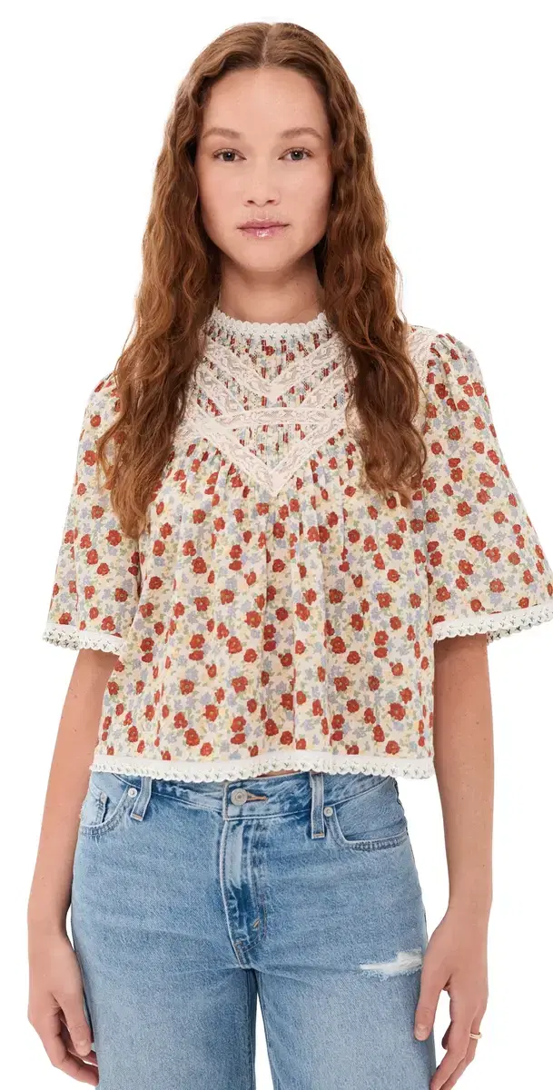 Sea Viera Print Blouse ulti