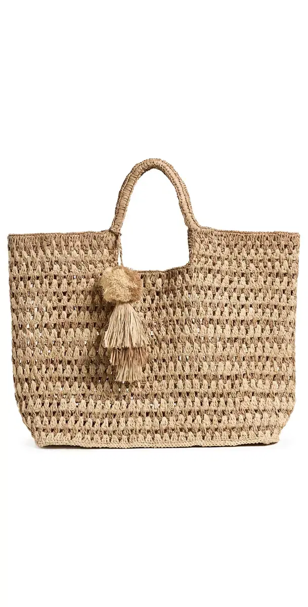 BTB Los Angeles Bando Tote Natural/Sand One Size