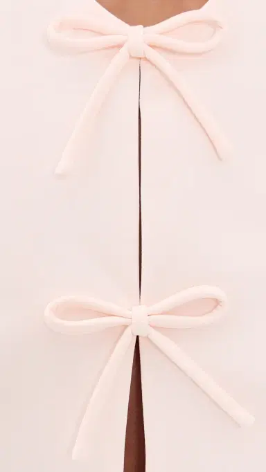 endless rose Halter Tie Up Detail Top ight Pink | Thumbnail 6