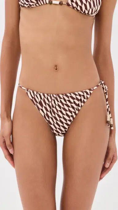 Onia artine Bikini Bottoms Cacao/Ecru | Thumbnail 2