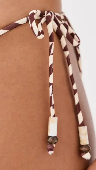 Onia artine Bikini Bottoms Cacao/Ecru | Thumbnail 5