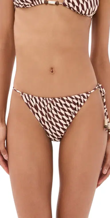 Onia artine Bikini Bottoms Cacao/Ecru | Thumbnail 1