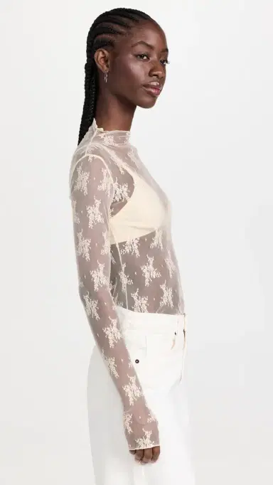 Free People Lady Lux Layering Top Evening Creme | Thumbnail 4 Free People Lady Lux Layering Top Evening Creme | Thumbnail 4