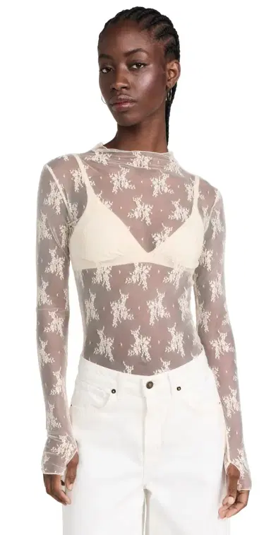 Free People Lady Lux Layering Top Evening Creme | Thumbnail 1 Free People Lady Lux Layering Top Evening Creme | Thumbnail 1