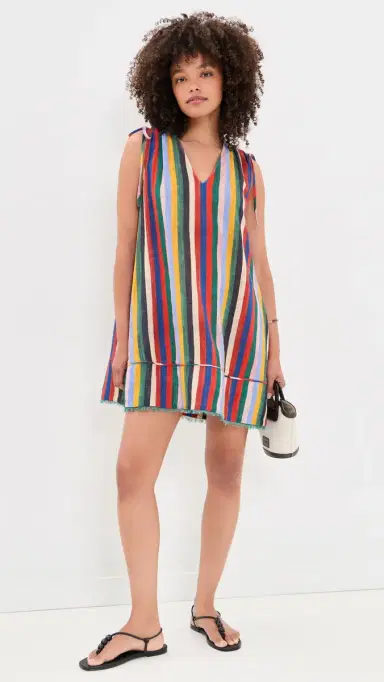 Staud Elena Dress Artist Stripe | Thumbnail 5