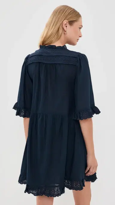 Sea Eliza Mini Dress Navy | Thumbnail 3
