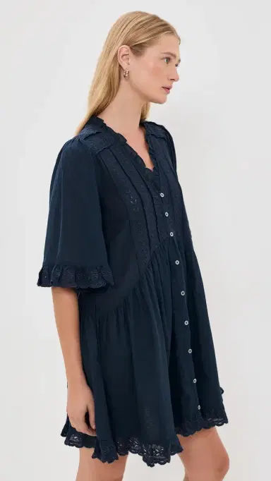 Sea Eliza Mini Dress Navy | Thumbnail 4