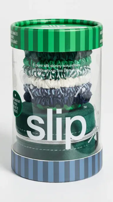 Slip Pure Silk Skinny Scrunchies 6 Pack Hair On Point One Size | Thumbnail 5 Slip Pure Silk Skinny Scrunchies 6 Pack Hair On Point One Size | Thumbnail 5