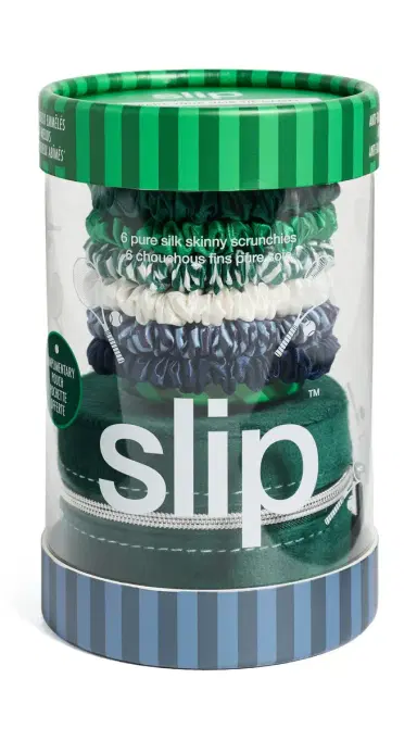 Slip Pure Silk Skinny Scrunchies 6 Pack Hair On Point One Size | Thumbnail 6 Slip Pure Silk Skinny Scrunchies 6 Pack Hair On Point One Size | Thumbnail 6
