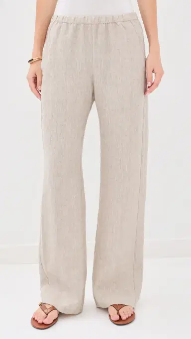Enza Costa Linen Everywhere Pants Jute Heather | Thumbnail 2