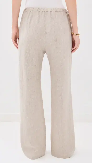 Enza Costa Linen Everywhere Pants Jute Heather | Thumbnail 3