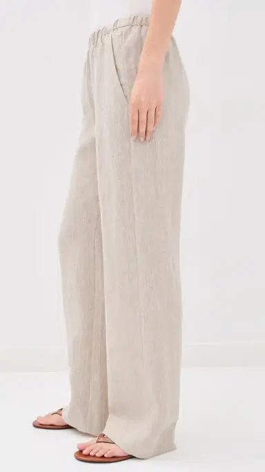 Enza Costa Linen Everywhere Pants Jute Heather | Thumbnail 4