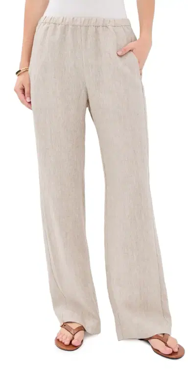 Enza Costa Linen Everywhere Pants Jute Heather | Thumbnail 1