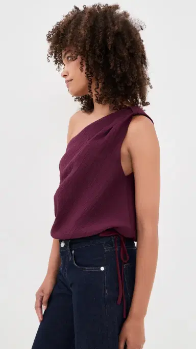 Rachel Comey Farfalla Top Maroon M | Thumbnail 4