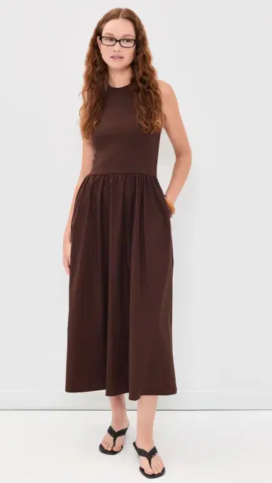 Sold Out NYC The RSVP Midi Dress Chocolate M | Thumbnail 5 Sold Out NYC The RSVP Midi Dress Chocolate M | Thumbnail 5