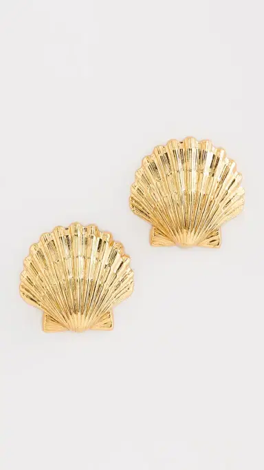 Jennifer Behr Mar Earrings Gold One Size | Thumbnail 2